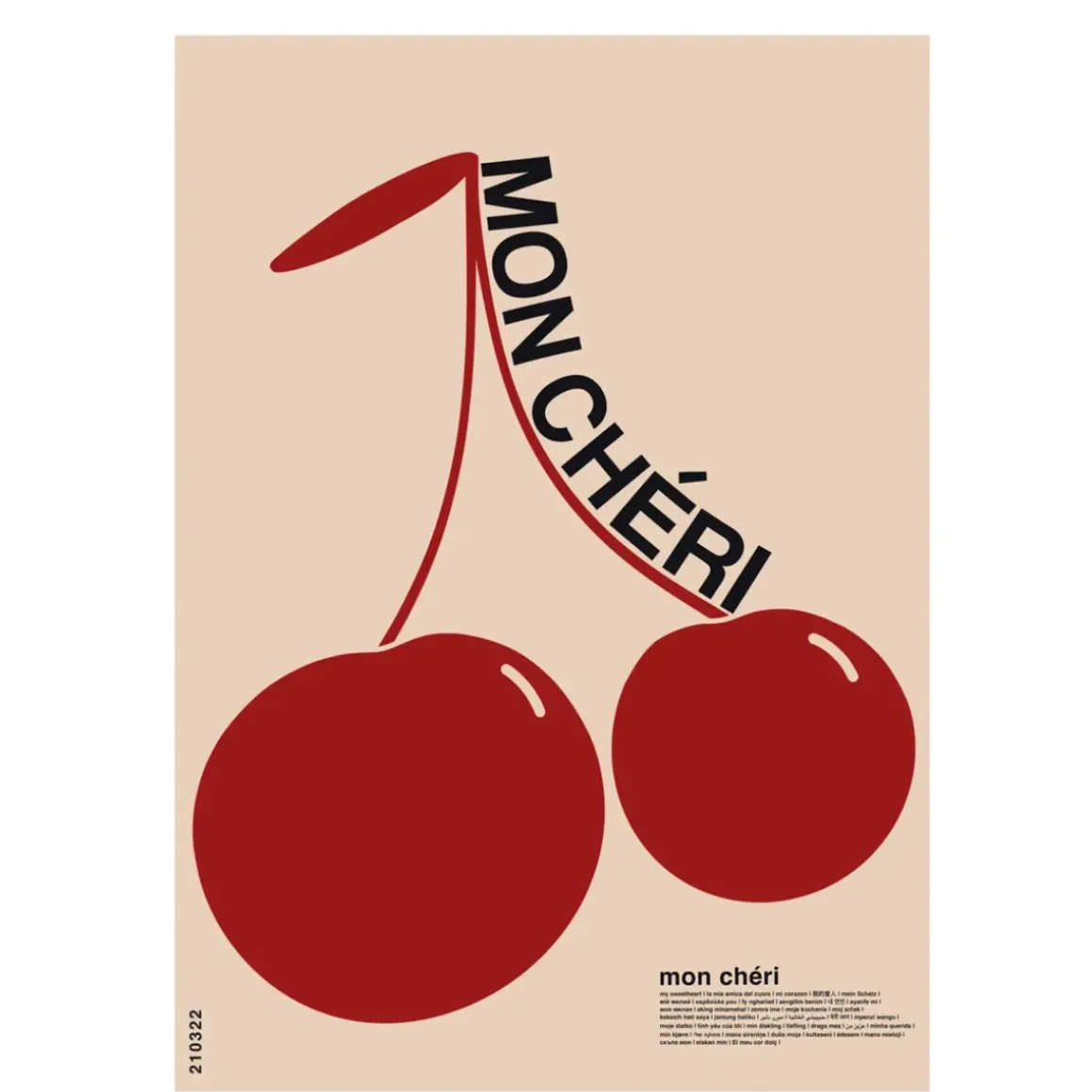 Affiche A3 Mon Cheri V2