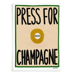 Affiche A3 Press For Champagne