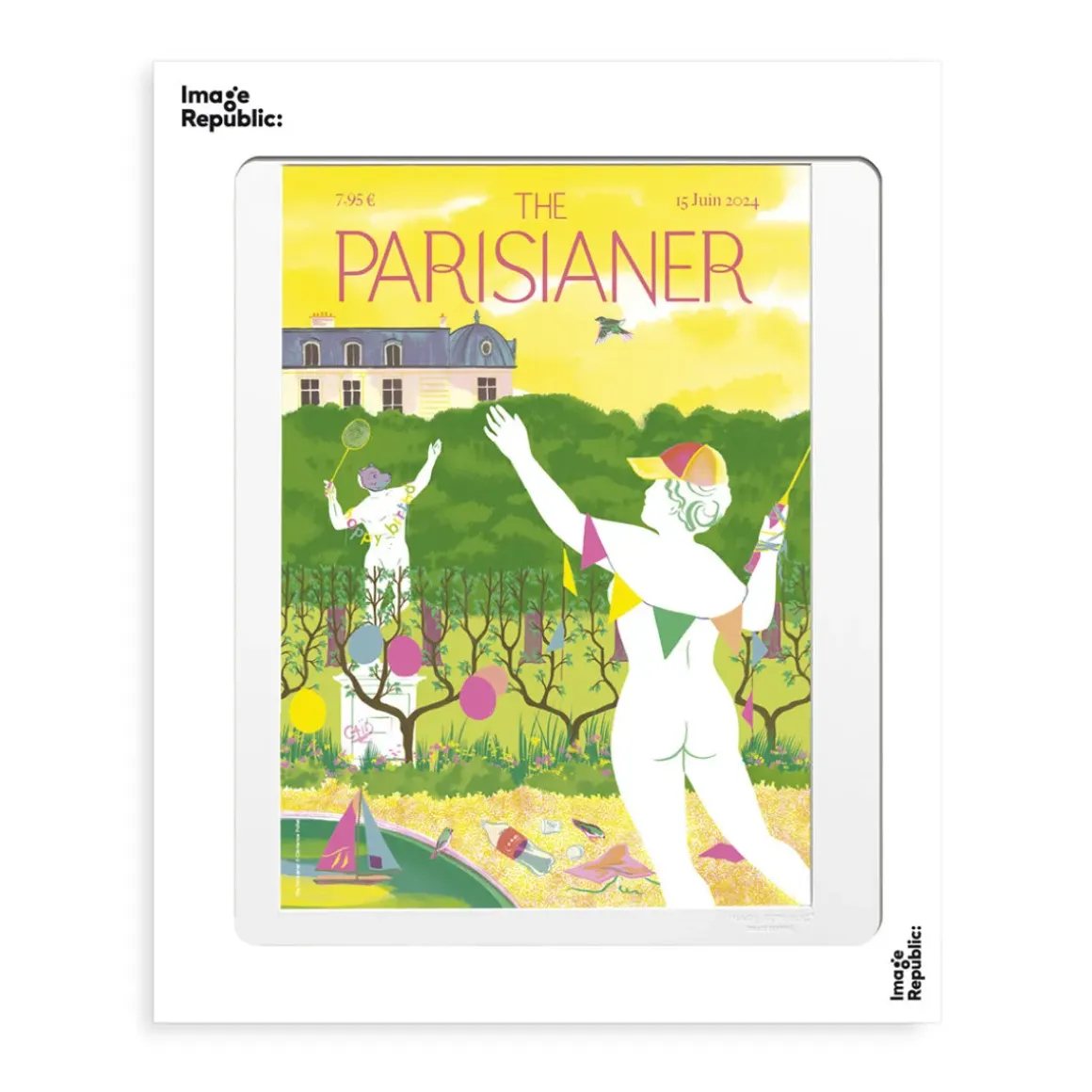 Affiche Badminton - The Parisianer N°103 - Pollet