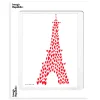 Affiche BM soledad tour eiffel cœur - 30 x 40 cm