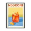 Affiche Cocktail - Elin PK - Negroni