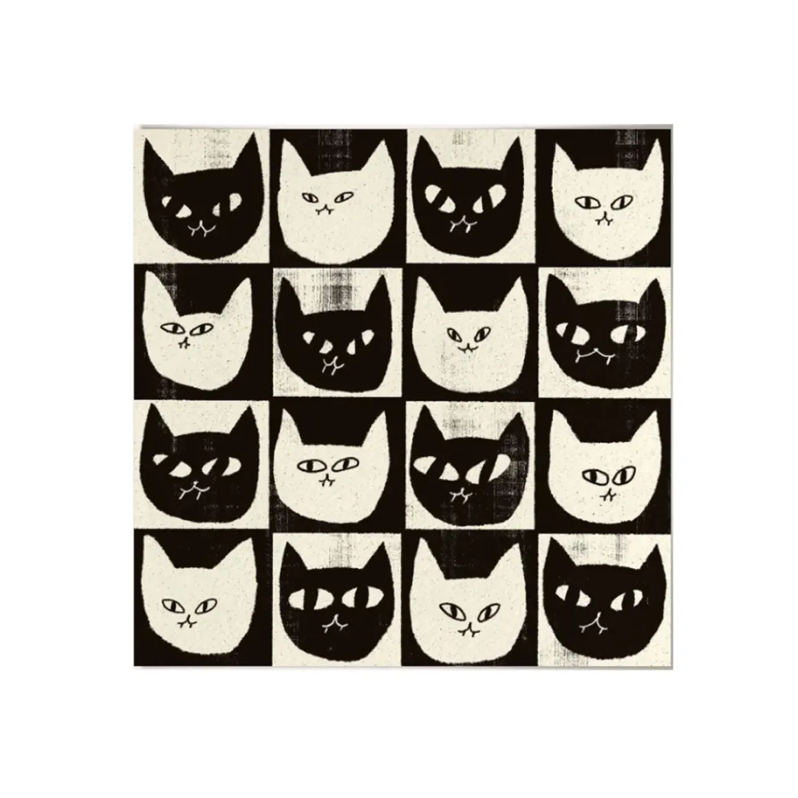 Affiche Enikő Eged Black Cat White