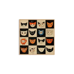 Affiche Enikő Eged - Cat Bingo - 50 x 50 cm