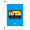 Affiche Le Duo 80'S K7 Audio 02 - 30 x 40 cm