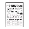 Affiche Le manifeste de la pétanque - 50 x 70 cm