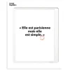 Affiche Loic Prigent Elle Est Parisienne - 30 x 40 cm
