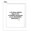 Affiche Loic Prigent J'Ai Deux Plaisirs - 30 x 40 cm