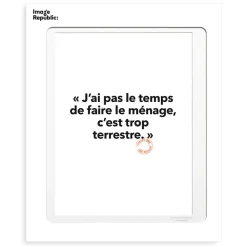Affiche Loic Prigent J'Ai Pas Le Temps - 30 x 40 cm