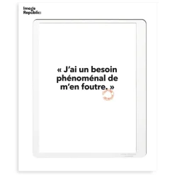 Affiche Loic Prigent J'Ai Un Besoin - 30 x 40 cm