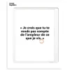 Affiche Loic Prigent Je Crois Que Tu - 30 x 40 cm