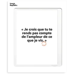 Affiche Loic Prigent Je Crois Que Tu - 30 x 40 cm
