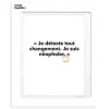 Affiche Loic Prigent Je Déteste Tout - 30 x 40 cm