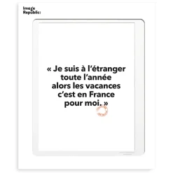Affiche Loic Prigent Je Suis A - 30 x 40 cm