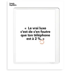 Affiche Loic Prigent Le Vrai Luxe - 56 x 76 cm