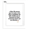 Affiche Loic Prigent Mon Fils Pense - 30 x 40 cm