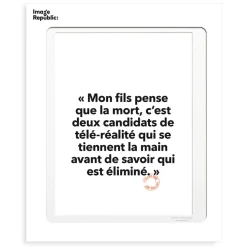 Affiche Loic Prigent Mon Fils Pense - 30 x 40 cm