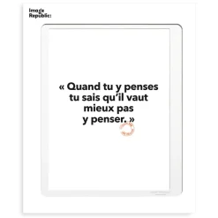 Affiche Loic Prigent Quand Tu Y Penses - 30 x 40 cm