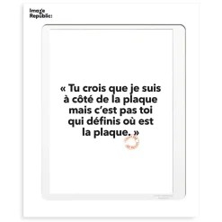 Affiche Loic Prigent Tu Crois Que - 30 x 40 cm