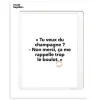 Affiche Loic Prigent Tu Veux Du Champ - 30 x 40 cm