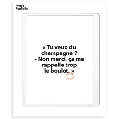Affiche Loic Prigent Tu Veux Du Champ - 30 x 40 cm