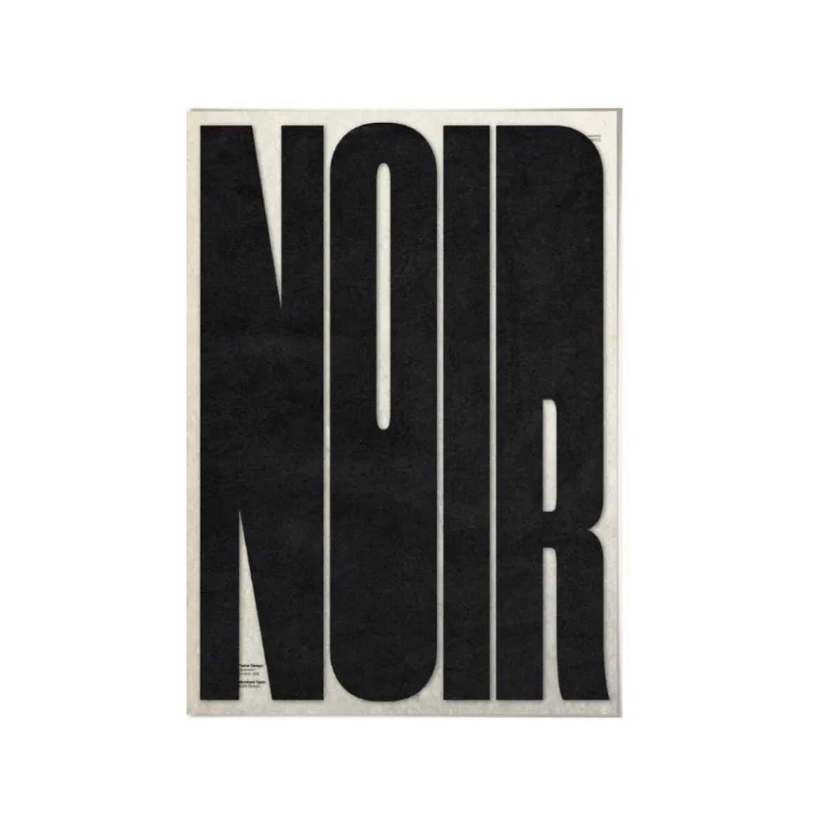 Affiche Meindl Taxer Noir