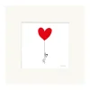 Affiche Soledad 2021 Ballon Coeur - 22 x 22 cm