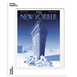 Affiche The Newyorker 204 schossow flatiron ice 9 mars 2015 - 40 x 50 cm