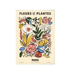 Affiche Zoe Fleurs et Plantes Paris - 50 x 70 cm