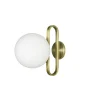 Applique Cime Ip44 Laiton en Acier - 17 cm x 18 cm x 12 cm