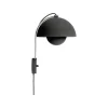 Applique murale Flowerpot VP8 H 35,5cm - Noir mat
