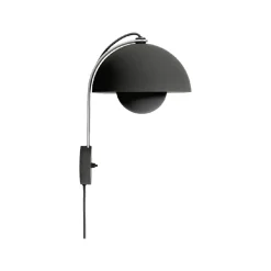 Applique murale Flowerpot VP8 H 35,5cm - Noir mat
