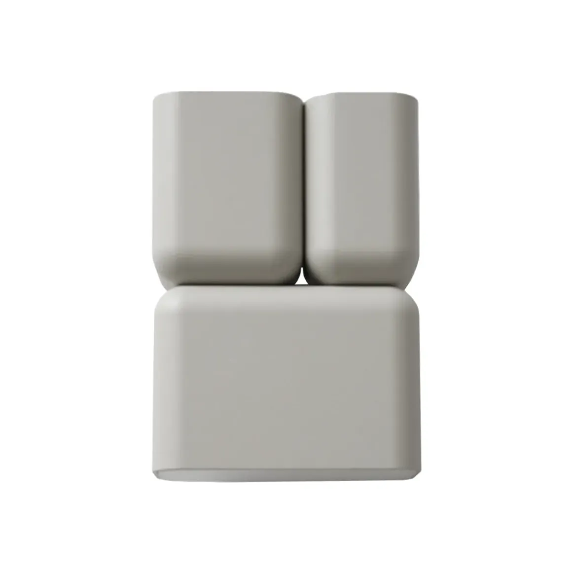 Applique murale Tabata LN10 H 21cm - Gris soie
