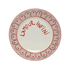 Assiette à dessert L'amour infini - 22 cm