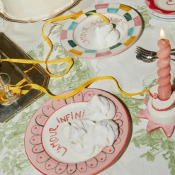 Assiette à dessert L'amour infini - 22 cm