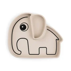 Assiette en silicone - Éléphant