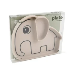 Assiette en silicone - Éléphant