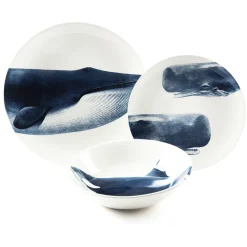 Assiette plate - Baleine