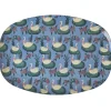 Assiette rectangulaire Cygne