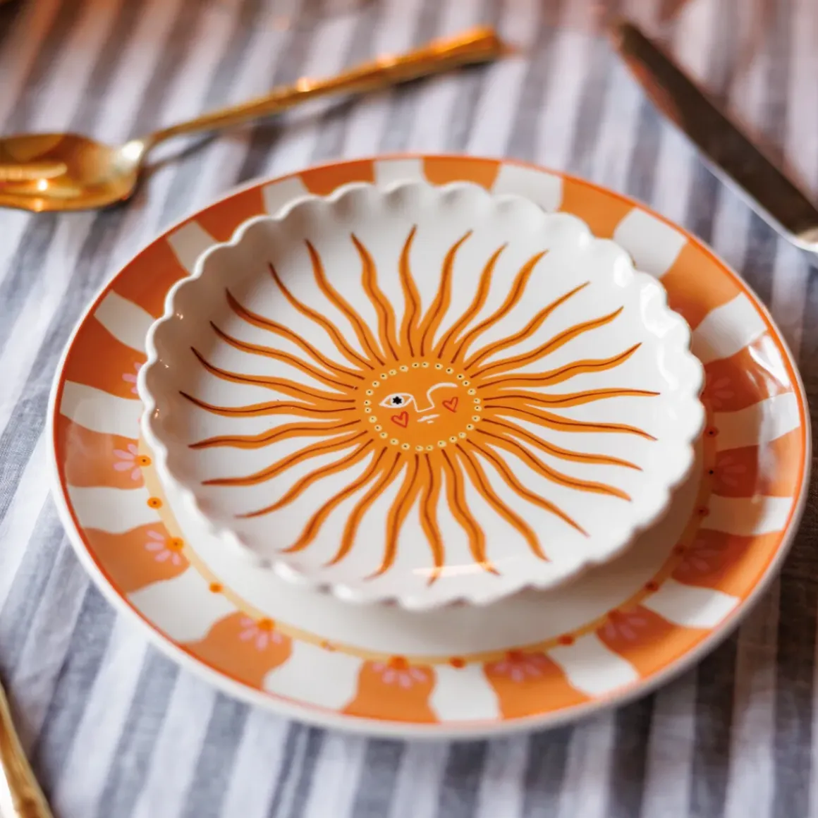 Assiette Soleil - 15cm