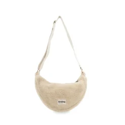 Banane Andrea en fourrure - Beige