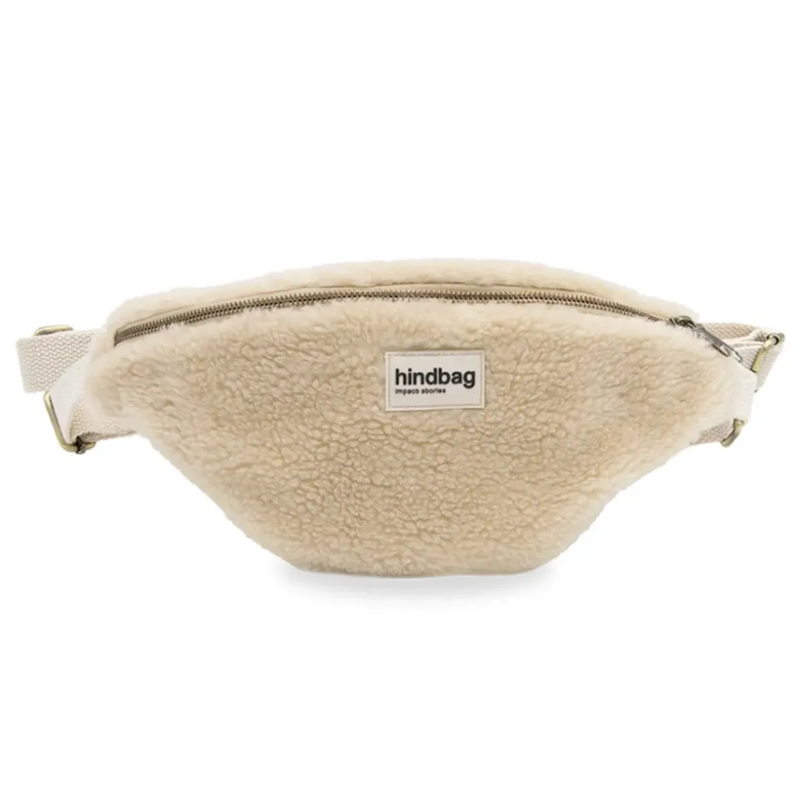 Banane Olivia en fourrure - Beige