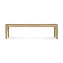 Banc Bok Chêne 166 x 35 x h 46 cm