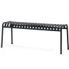 Banc Palissade en acier poudré - Anthracite