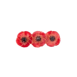 Barrette Coquelicot