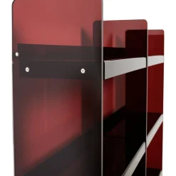 Bibliothèque en acrylique - 160 cm - Marron Smoke