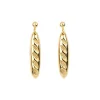Boucles d'oreilles Baguette
