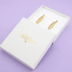 Boucles d'oreilles Baguette