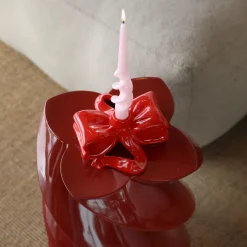 Bougeoir Ruban - Rouge