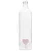 Bouteille Love en verre borosilicate - 1,2 L