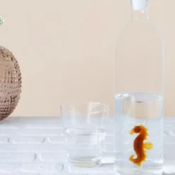 Bouteille Sea Horse Atlantis en verre borosilicate -1.2L